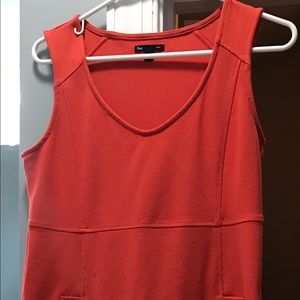 Orange Casual Sundress- size 8